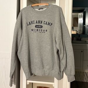 Jansport Gray Lake Ann Camp Crewneck Sweater